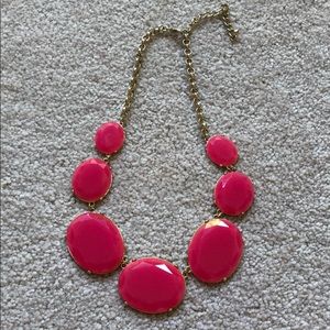 Pink statement necklace